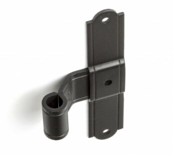 T HINGE 6″ OFFSET 1.25″ ROUGH BLACK