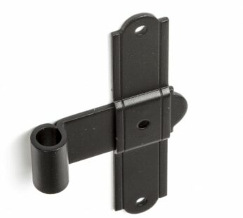 T HINGE 6″ OFFSET 0″ ROUGH BLACK